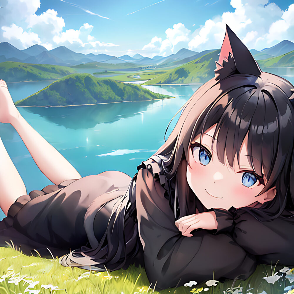 入道雲と猫耳娘01